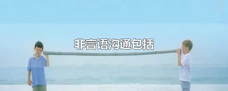 非言语沟通包括(非言语沟通包括沉默吗)