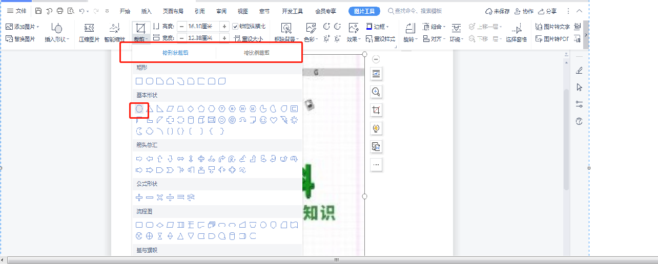 word2010怎么裁剪图片图片